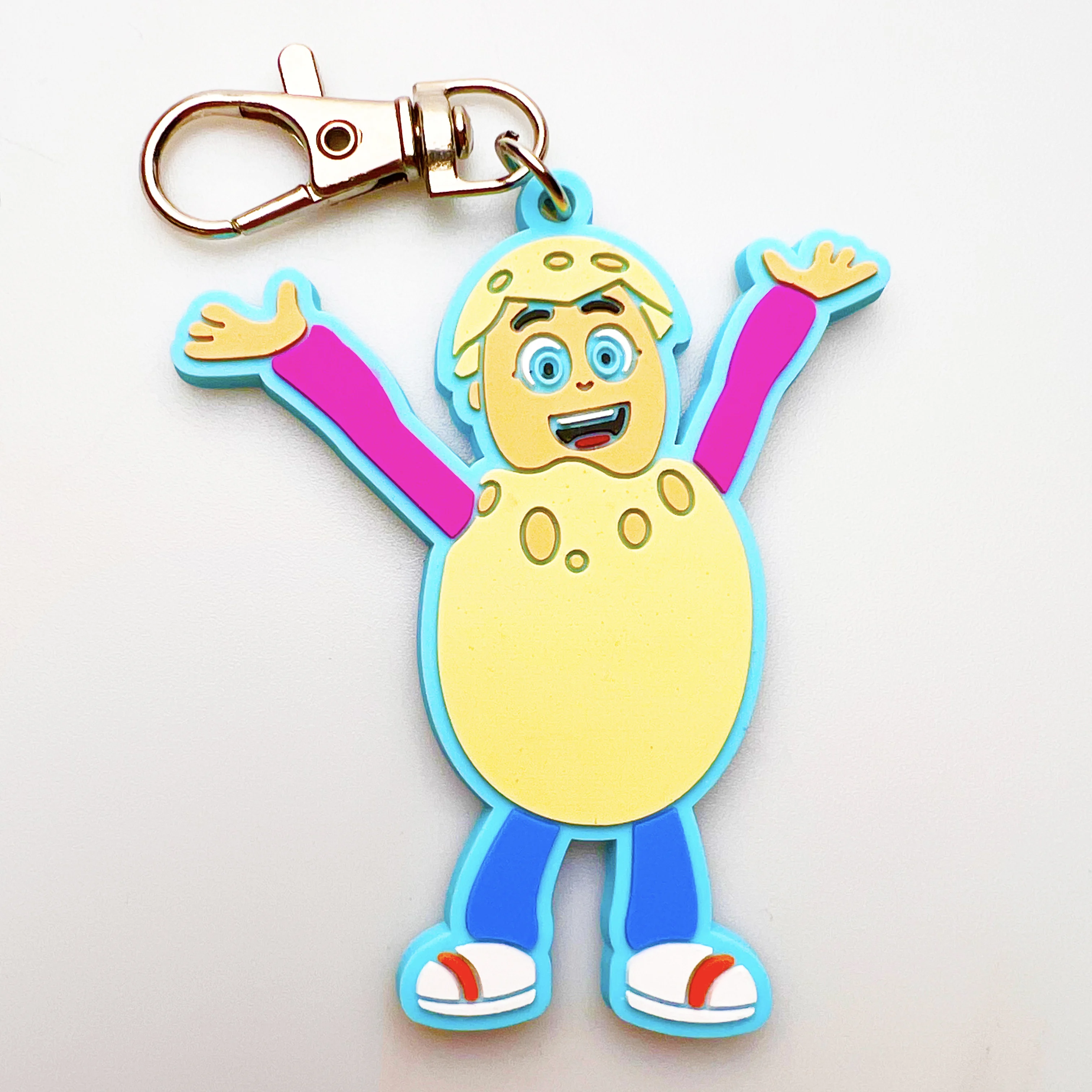 High Quality Custom Cute Gift 3D Rubber Keyrings Unicorn Injection Keychain Stereoscopic Doll Rubber PVC Key Chain