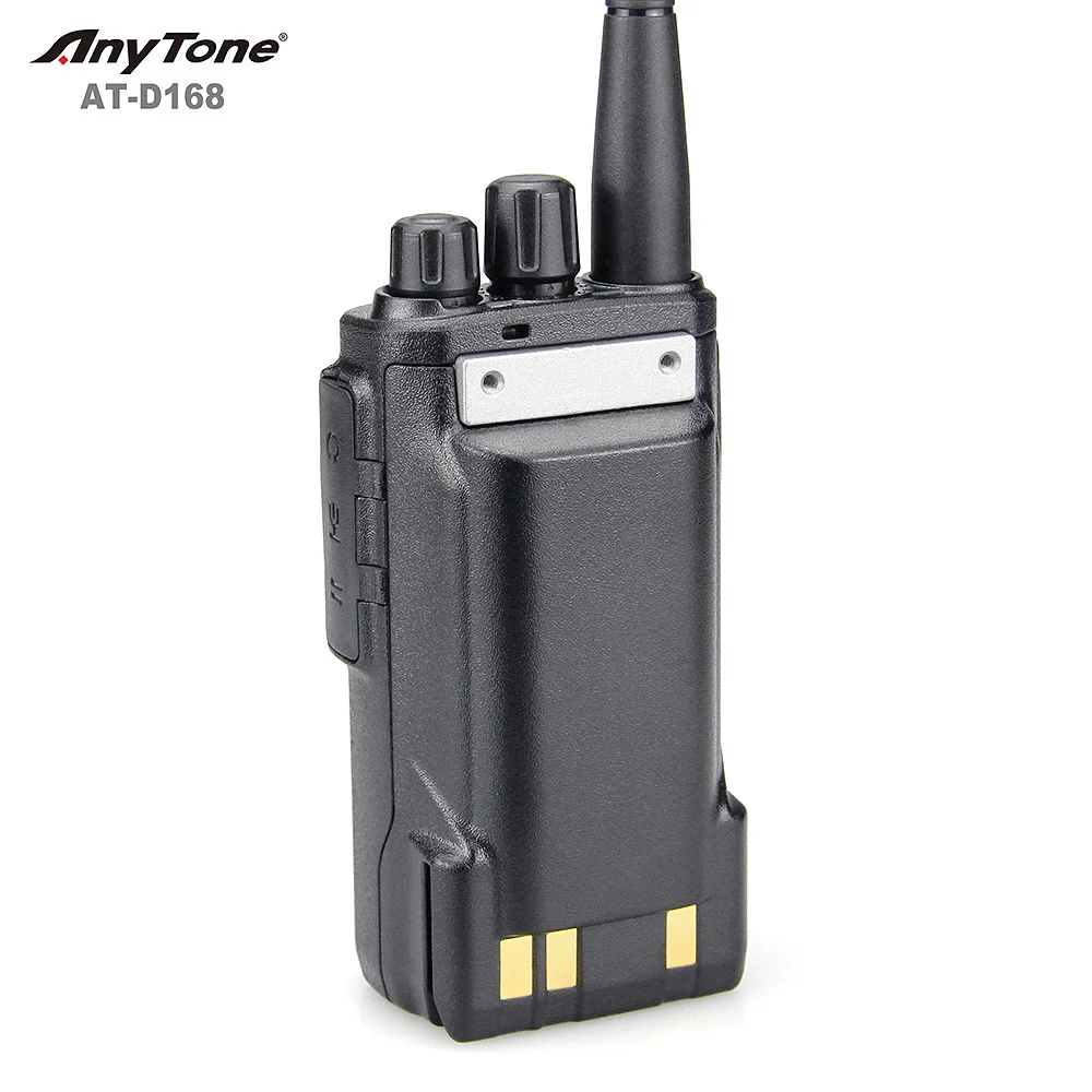 2024 Hot sales New product Anytone AT-D168 Handheld Walkie Talkie DMR Digital Radio 256 Channels AES256 Encryption Type C charge