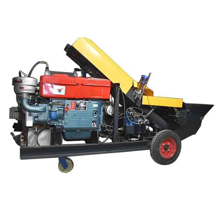 
Absolutely authentic concrete diesel inclined large particle mortar plastering pump 