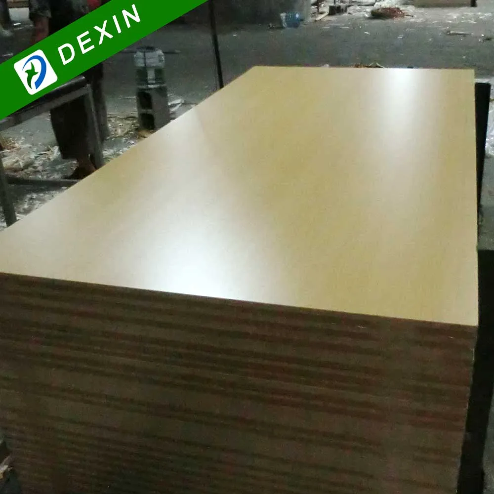 3mm 6mm 15mm 18mm Stain Resistant White Melamine Faced MDF Board Sheet for Cabinet