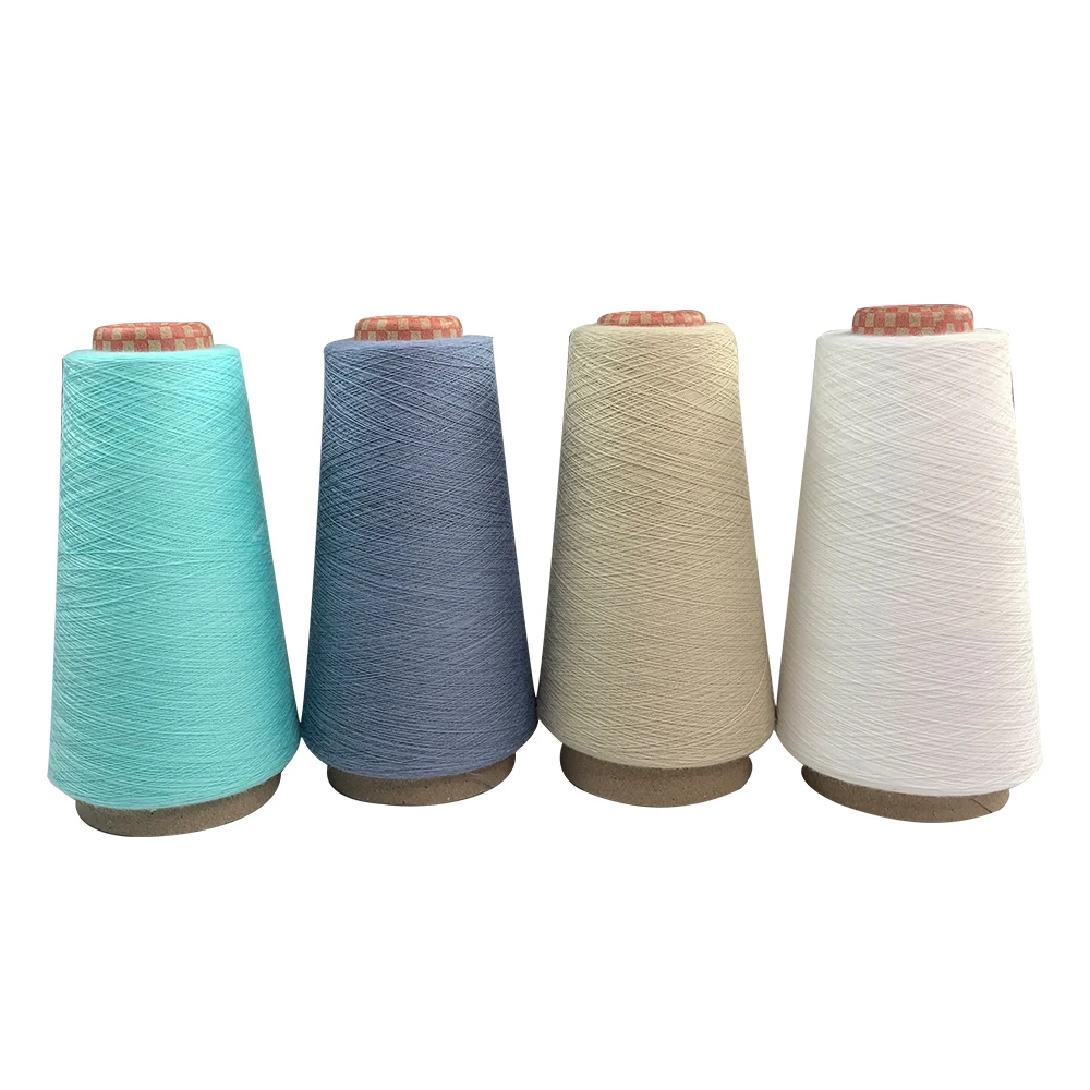 30NE TC 6535 Virgin Material Spun Polyester Cotton Dyed Knitting Yarn For Fabric