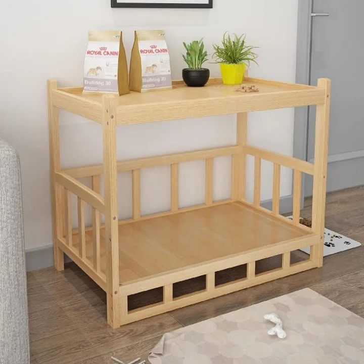 Dog Wholesale Comfortable Wood Pet Detachable House Four Seasons Universal Nest for Indoor
