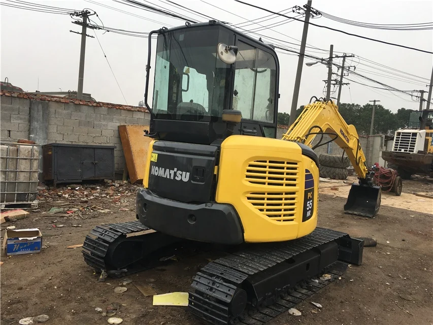 High Quality Japan Used Komatsu PC55MR2 Crawler Excavator for sale With Low Price  Mini Excavator Price Garden Mini Digger PC56