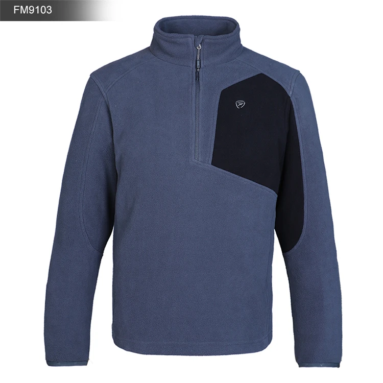 1/4 молния стойка воротник верхний пуловер куртка переработанная эко флисовая ветрозащитная теплая походная