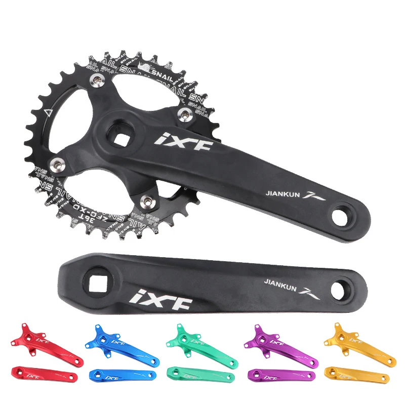 Folding Bike Components Integrated Crank 48T Track Cycle Fixed Gear Bicycle Parts Bicycle Crankset