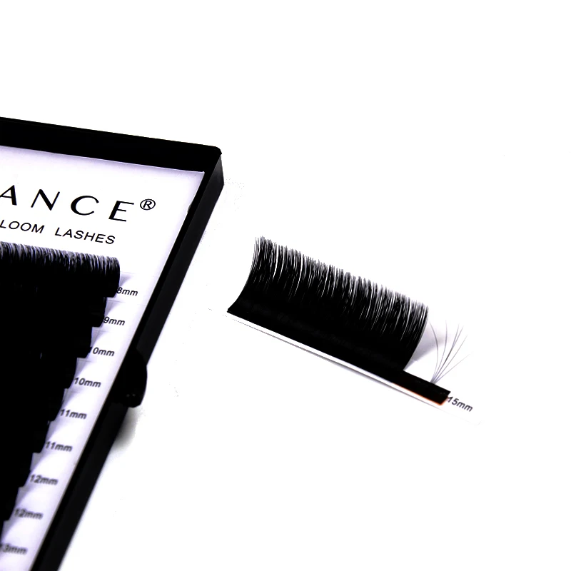 Custom Package Lash Silk Mink Blooming Eyelashextensions Easy Fan Lashes Easy Fans Eyelash Extension Best Korean PBT Fiber 1tray