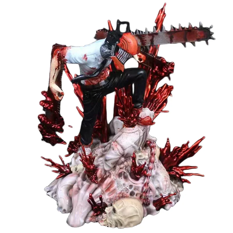 Chainsaw Man power Pochita chainsaw hand to do the sculpture anime two dimensional demon hunter model