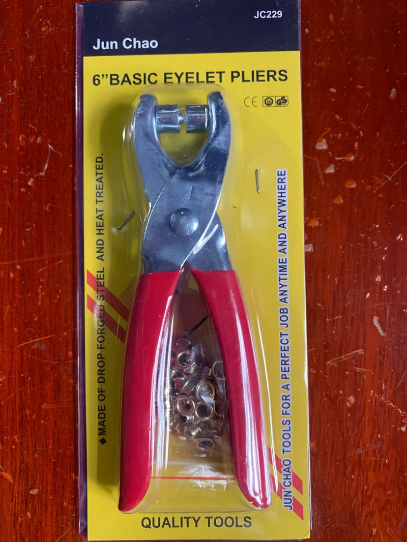 4MM-5mm Eyelet Hole Punch Plier Kit Button Plier for Fabric leather cardboard
