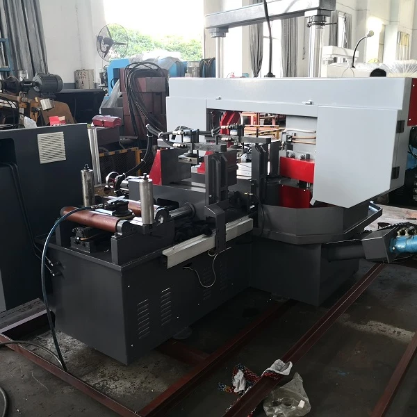 CHENLONG CH-300SA 45 градусов ленточно-пильный станок для металла для разрезания алюминий пила