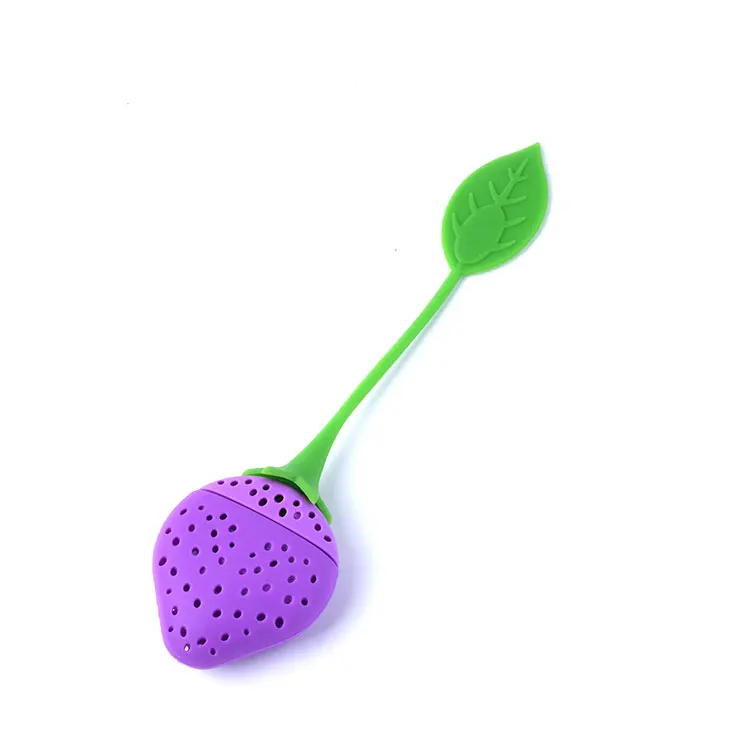 hot sale 100% Food grade colorful tea filter silicone tea bag tea ball