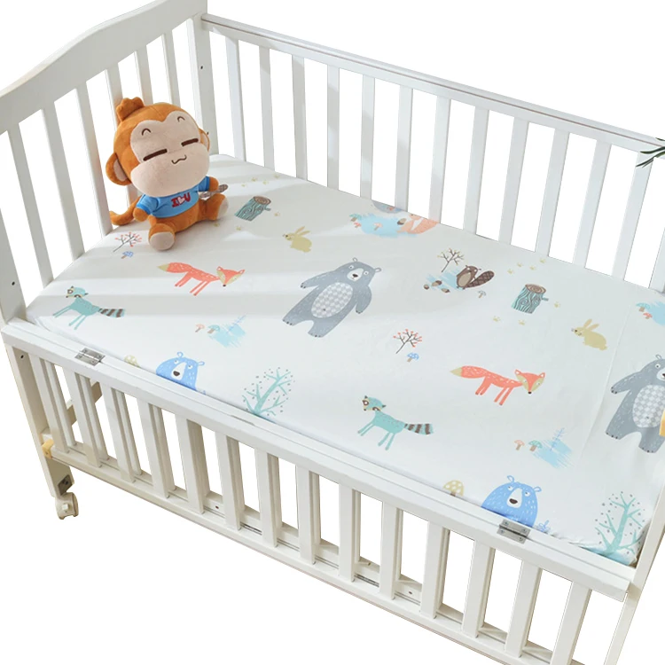 Bed Linen And Bedding Cover Wholesale 100% Cotton Printed Children Bed Design Waterproof Bedspread Wholesale Linen