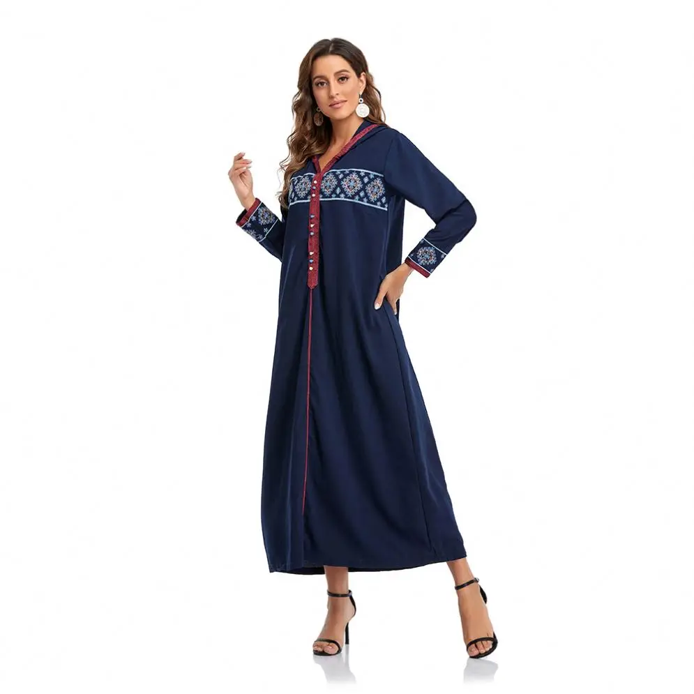 Long Robe Manufacturer Direct Supply hoodie maxi women dress womens saree clothes Islamic Clothing kaftan moroccan abaya dubai