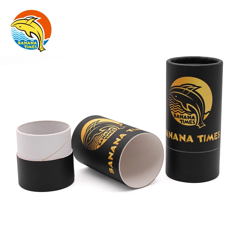 Texas Wholesale Price small 0.5ml/1ml gift packaging box custom logo childproof Luxury carts paper tube With Emboss