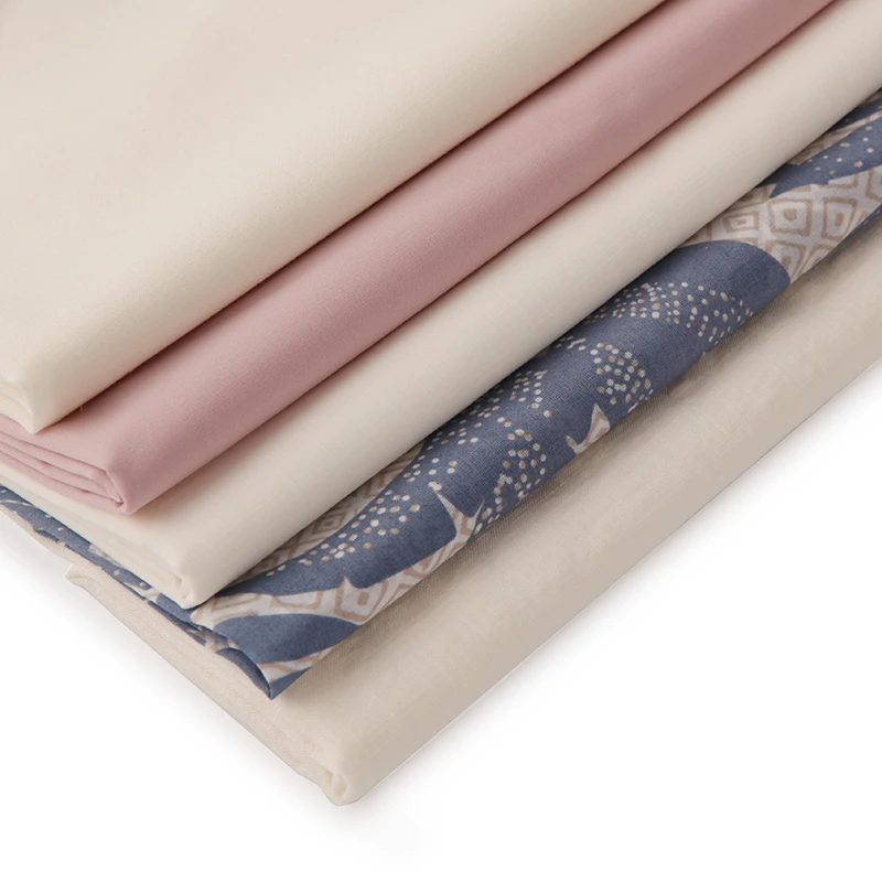 
eco-friendly woven breathable custom soft print 5% spandex 95% cotton fabric 