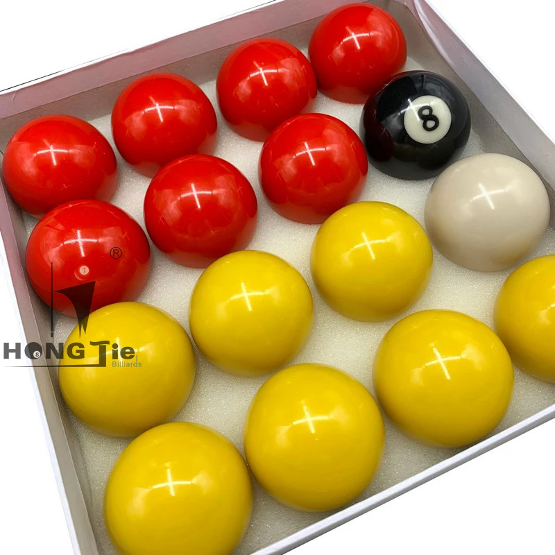 Hongjie Billiard High quality and Economic Billiard casino ball, yellow and red pool balls