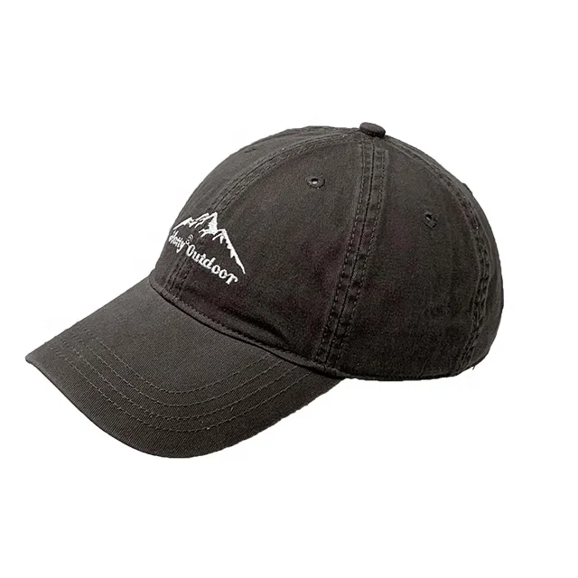 RTS High quality unstructured washed cotton unisex custom logo sport hats 6 panel dad hats baseball hat