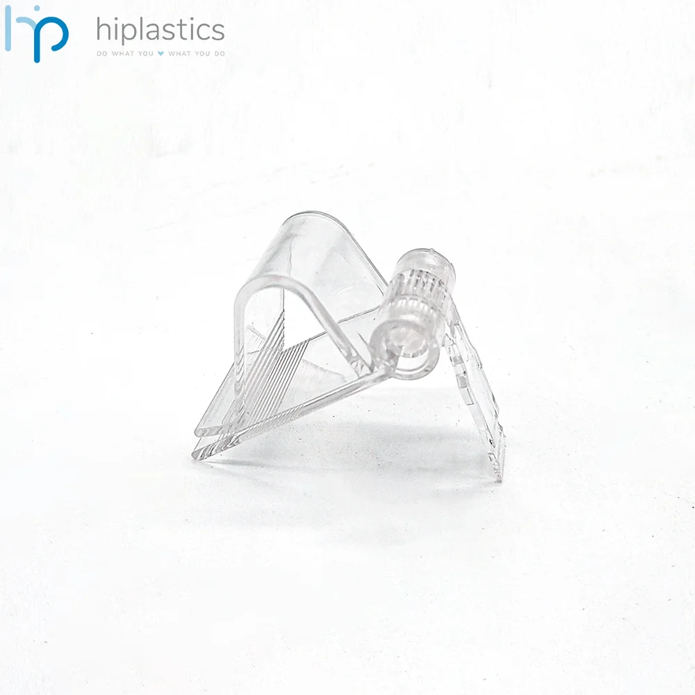 Hiplastics HYZ13005 оптовая продажа розничная прозрачная пластиковая инъекция ESL держатели ценовых этикеток зажим для аквариума