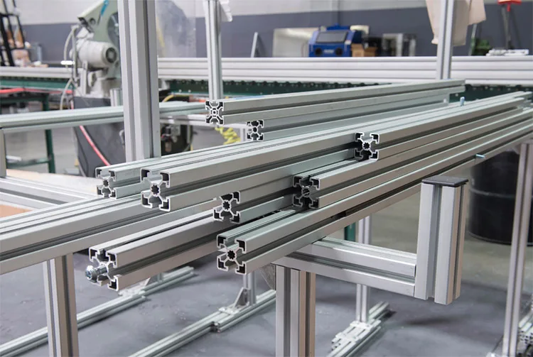 Machine tool milling mass production 40 x 80 4080 40x80 aluminum alloy t slot table plate Profiles Sample service available