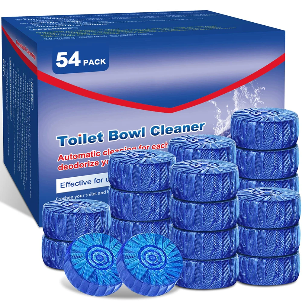 Multipurpose Bathroom Household Janitorial Deodorizers Blue Toilet Bowl Cleaners Tablets for Drop in Tank
