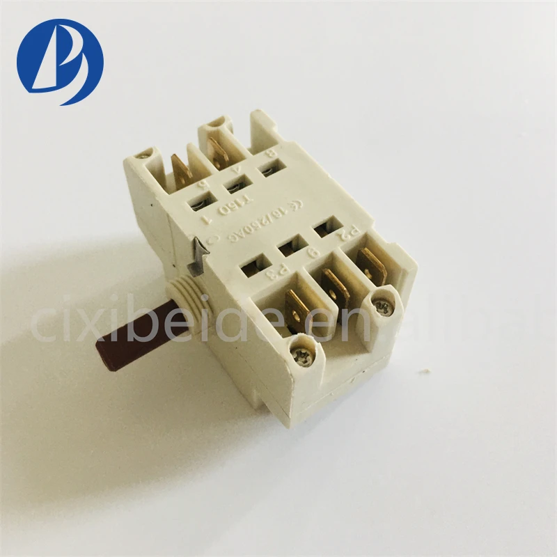 Хорошее качество запчасти для духовки Электрический поворотный переключатель переменный ток 250 в 16 А