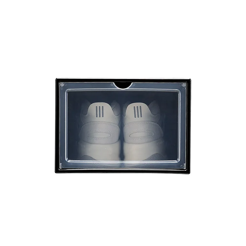 Drop Front Shoe Box Clear Sneaker Shoe Storage Box