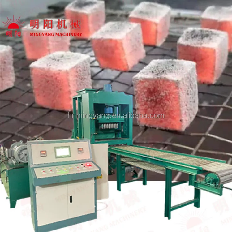 Cube Shape Smoking Shisha Charcoal Making Machinery Hookah Charcoal Coal Making Machine
