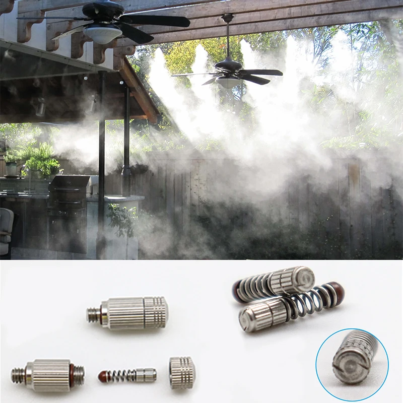 Cozymist Free Sample Stainless Steel Misting Spray Cooling Nozzle For Outdoor Activities