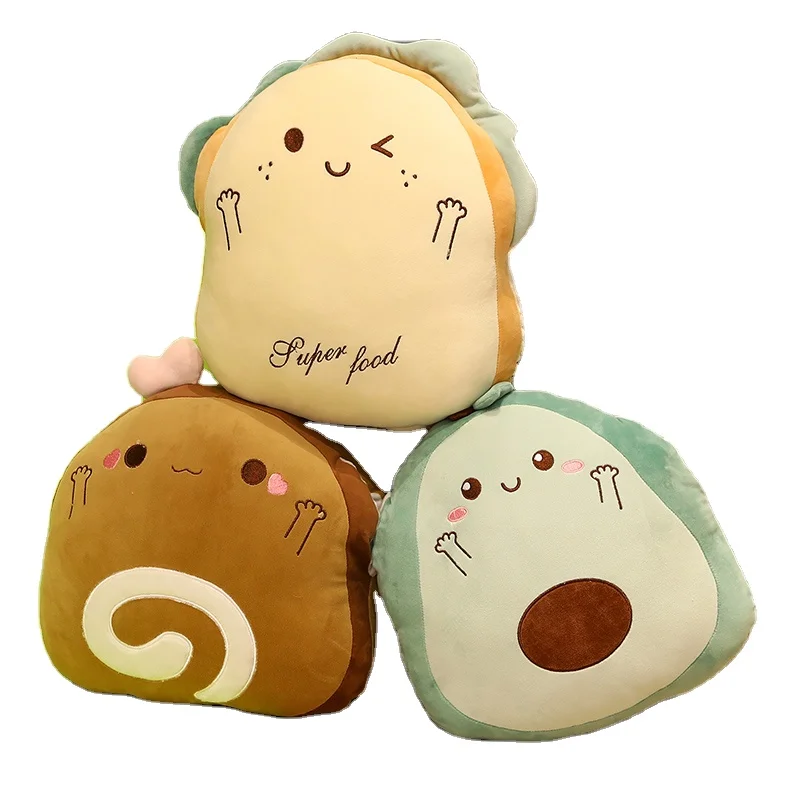 Custom logo pillow blanket 3 in 1 plush animal blanket pillow soft stuffed office plush cushion toys home decoration wholesale