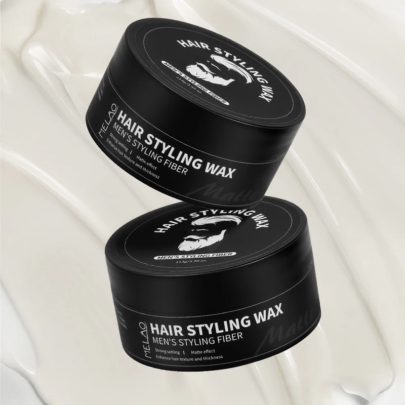 Custom Logo Hair Gel Wax Edge Control Hair Styling Wax Products For Mens