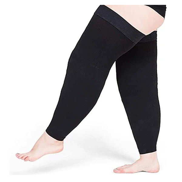 Plus Size Comfortable Pressure Running Sport Plain Performance Design medical Nurse Compression Socks 20-30 mmhg