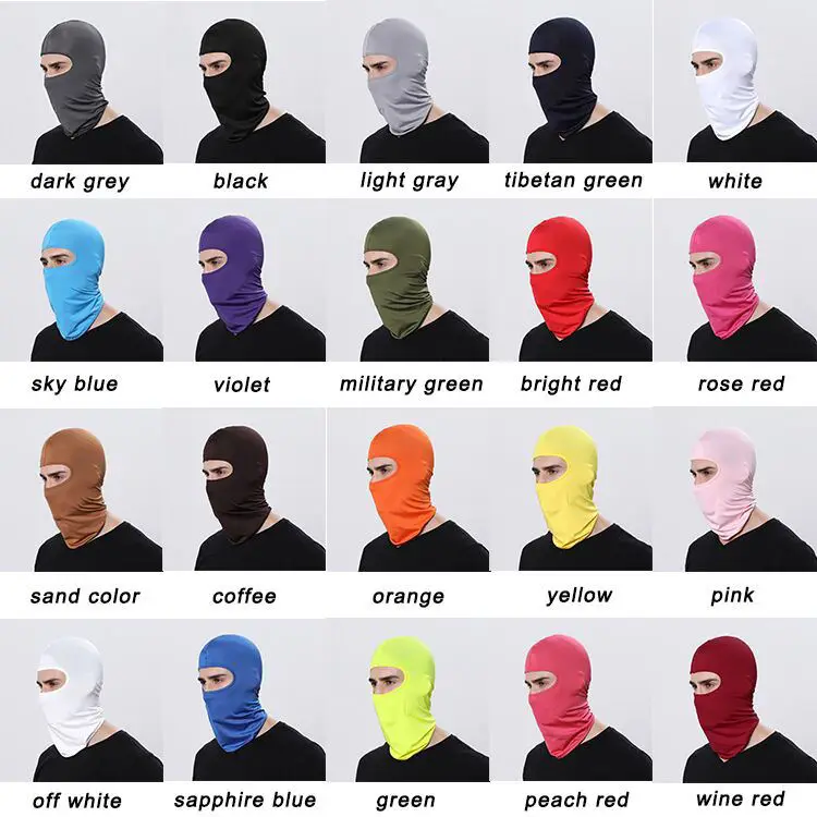 Factory Price Custom Breathable Windproof Multi motorcycle Bicycle Ski Mask Polyester Unisex Balaclava