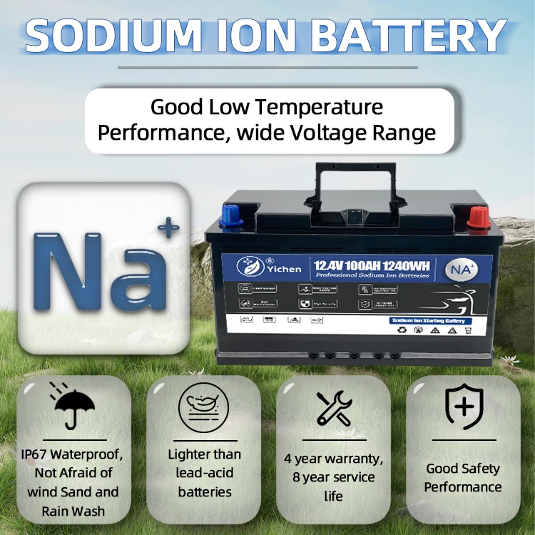 Solar Deep Cycle Na ion Batteries 12V 100Ah Sodium Ion battery for RV Marine Energy Storage System