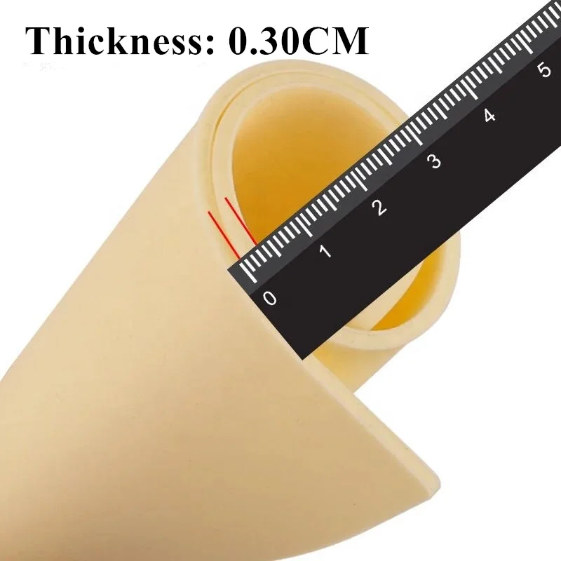 Thick 20x30x0.30cm Double Sides Plain Large PMU Tattoo Sheet 3mm Tattoo Practice Skin Microblading