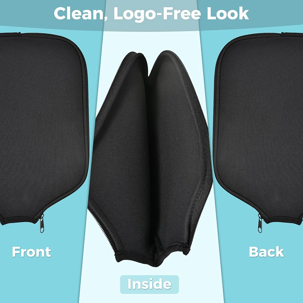 Hot Selling USAPA Paddle Neoprene Cover Standard Custom Logo Pickball Paddles Pickleball Racket Adults Round Solid Entertainment