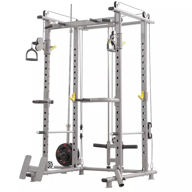 Hot sale bodybuilding gym equipment multi function power cage with cable crossover machine