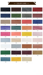 Synthetic pu leather materials for crocodile wallet