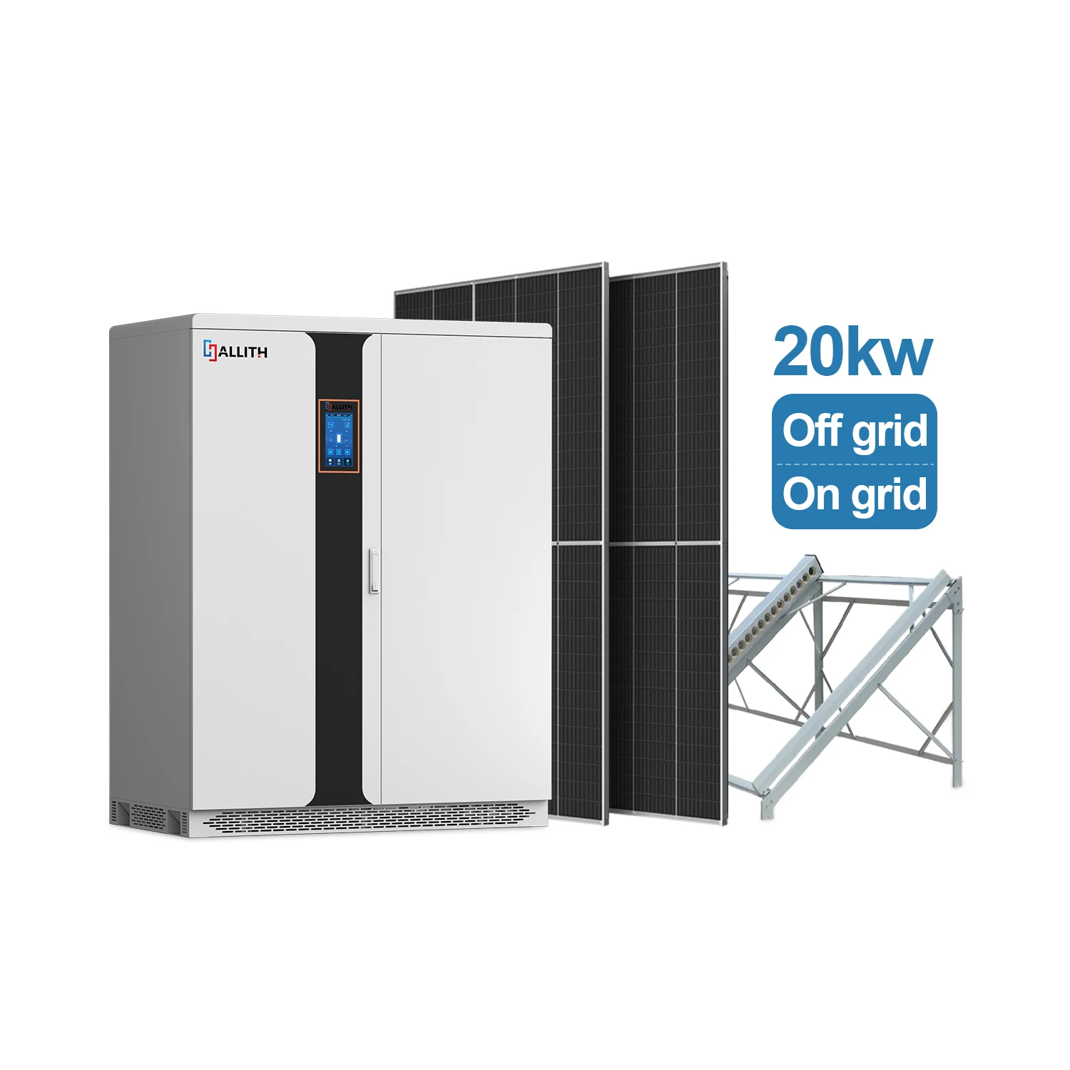 ALLITH Solar Panels Home System 3Kw 4Kw 5Kw Hybrid Solar Energy System Complete Full Set For Home