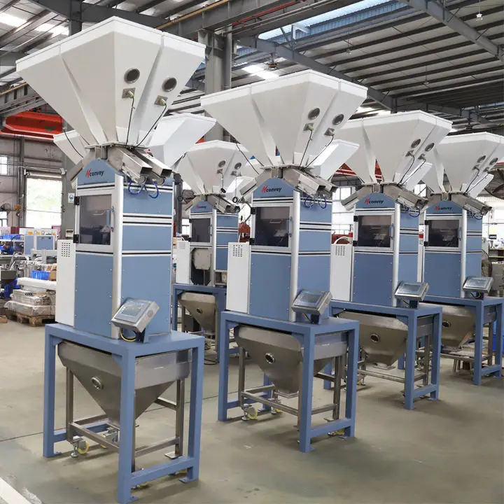 Industrial high capacity Horizontal automatic  Plastic Granules Resin  gravimetric doser