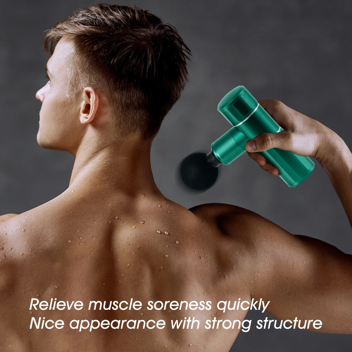 Массажный пистолет мышц Массажер для облегчения боли в спине, ручной Электрический массажер для тела спортивный дрель портативный HYK-808