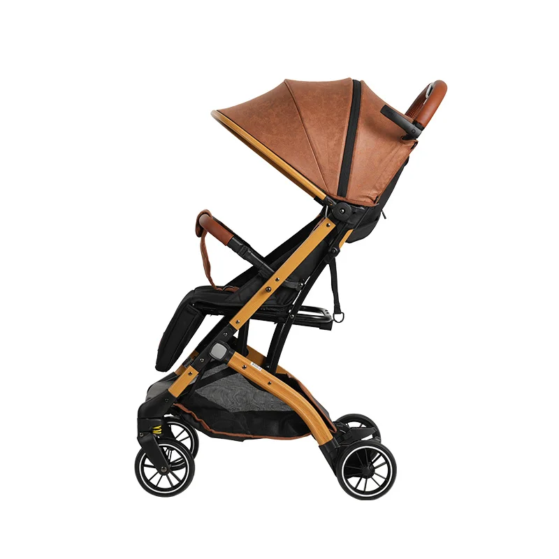 Wholesale Cheap Stroller Lightweight Foldable Carriage Compact Travel  Baby Pram Stroller can sit and lie newborn