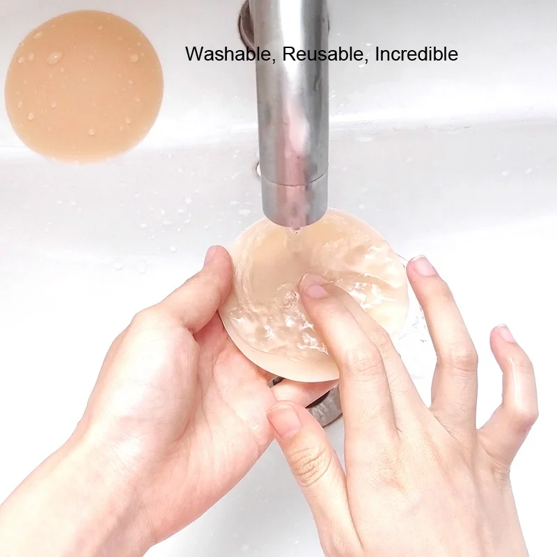 8cm 13cm 10cm Big Nippies Adhesive Reusable Silicone Nipple Cover
