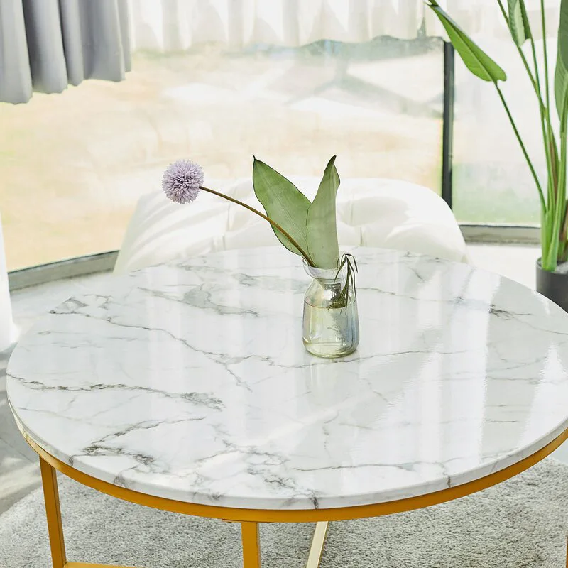 Modern metal european style coffee table cheap living room table