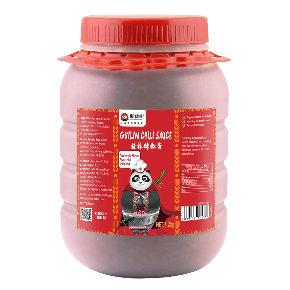 Red chili Bulk Wholesale Sweet Paste Cooking Guilin Chili Sauce