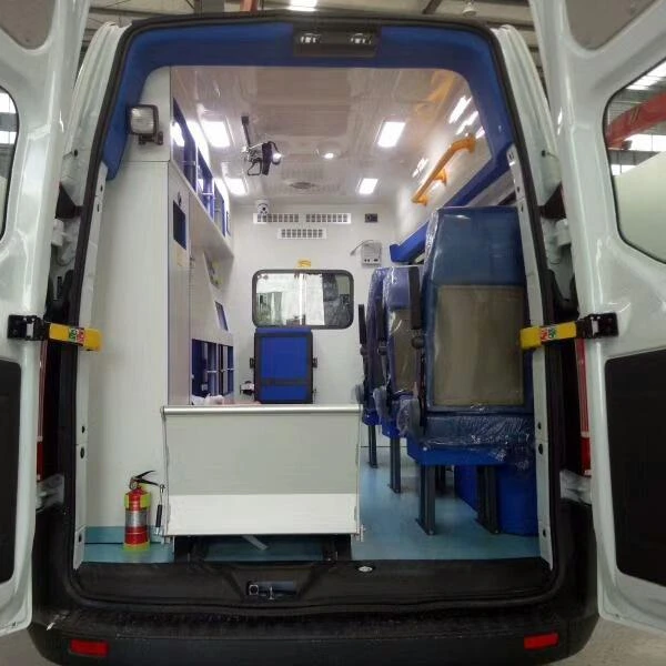 sprinter van camper conversion toyot ambulance interior aluminum cabinet