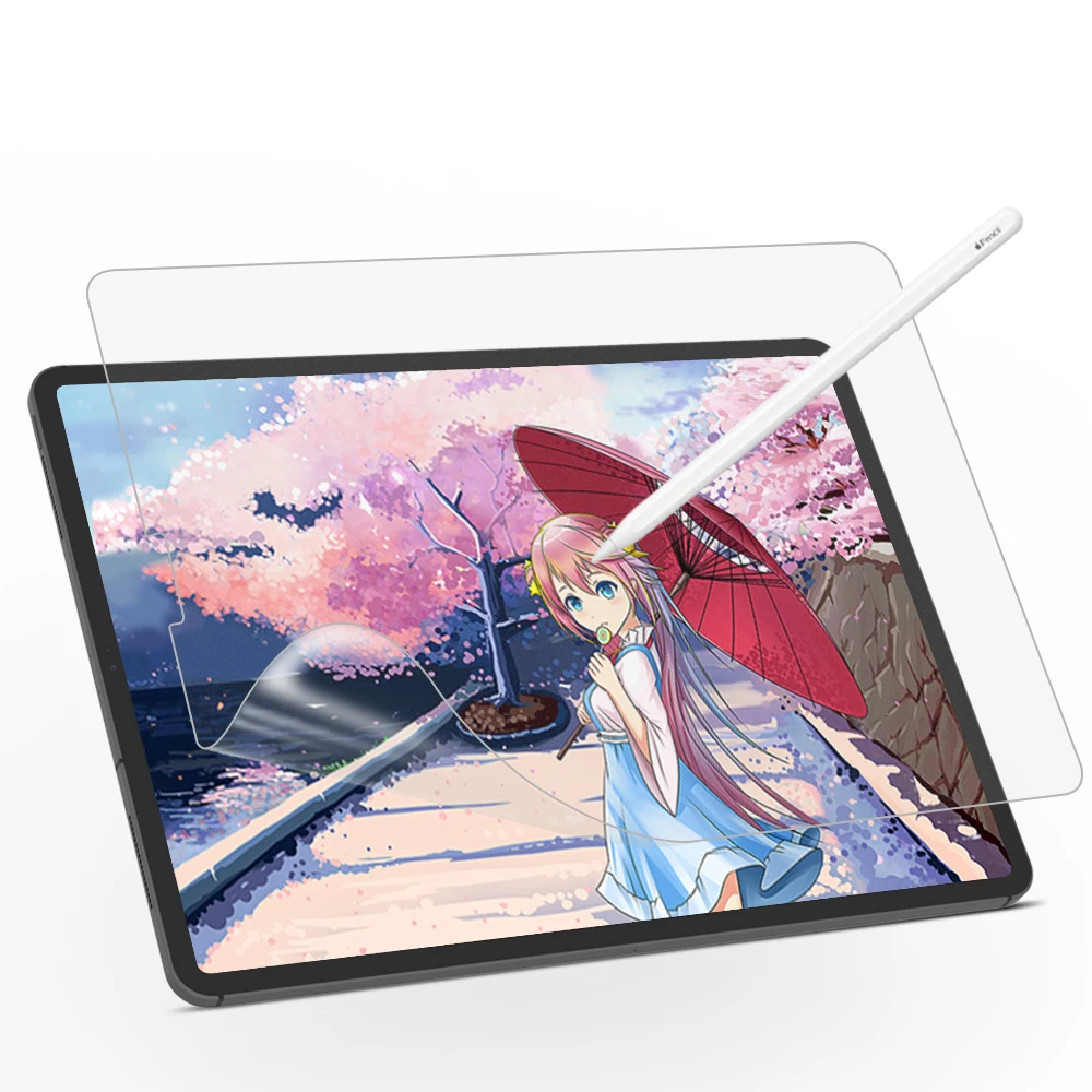 LFD730 Hot sale factory like paper feeling film tablet screen protector for iPad Pro 12.9 Professional painting screen protector