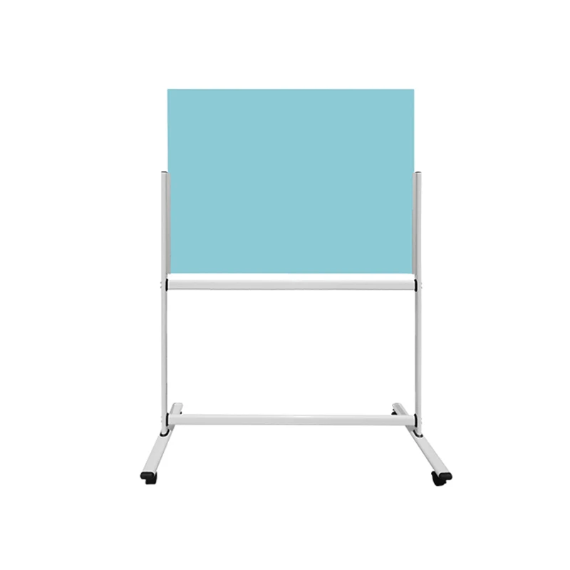 Magnetic Glass Whiteboard, 24 x 18 Inches Glass Dry Erase Board, Wall Mounted Frameless for Office School Home, Normal White