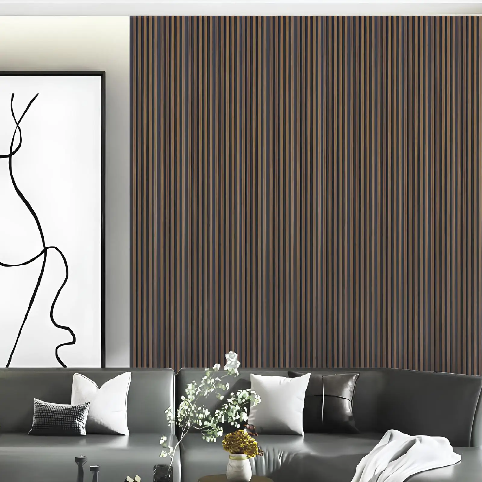 Auuan  Waterproof PS wall cladding pvc panel For Interior Decoration