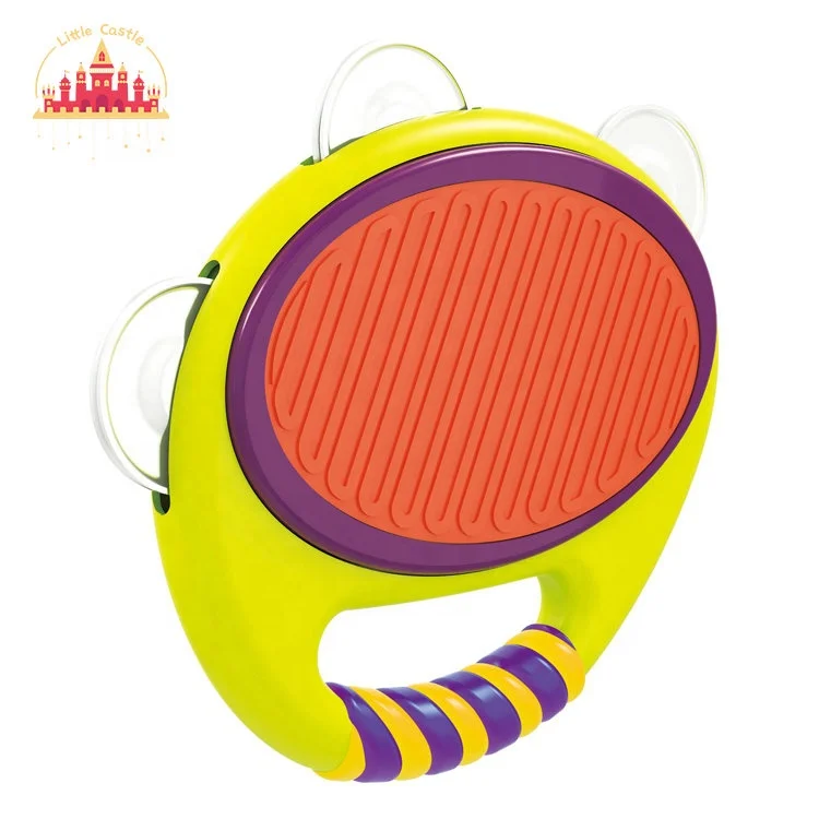 2023 Interesting Musical Instrument Colorful Plastic Tambourine Toy for Children SL07A027
