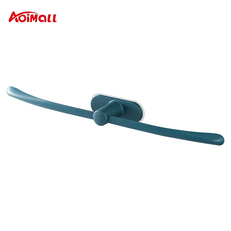 Free Hole Creativity Multifunction Towel Rack Convenient And Easy To Remove Bathroom Towel Rack Wall Sucker Plastic Towel Rod