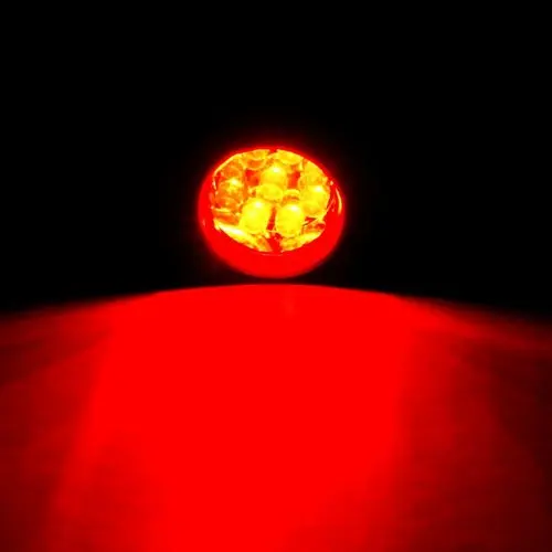9 LED красный свет фонарик Портативный мини 625nm факела для ключе из искатель сокровищ ночного
